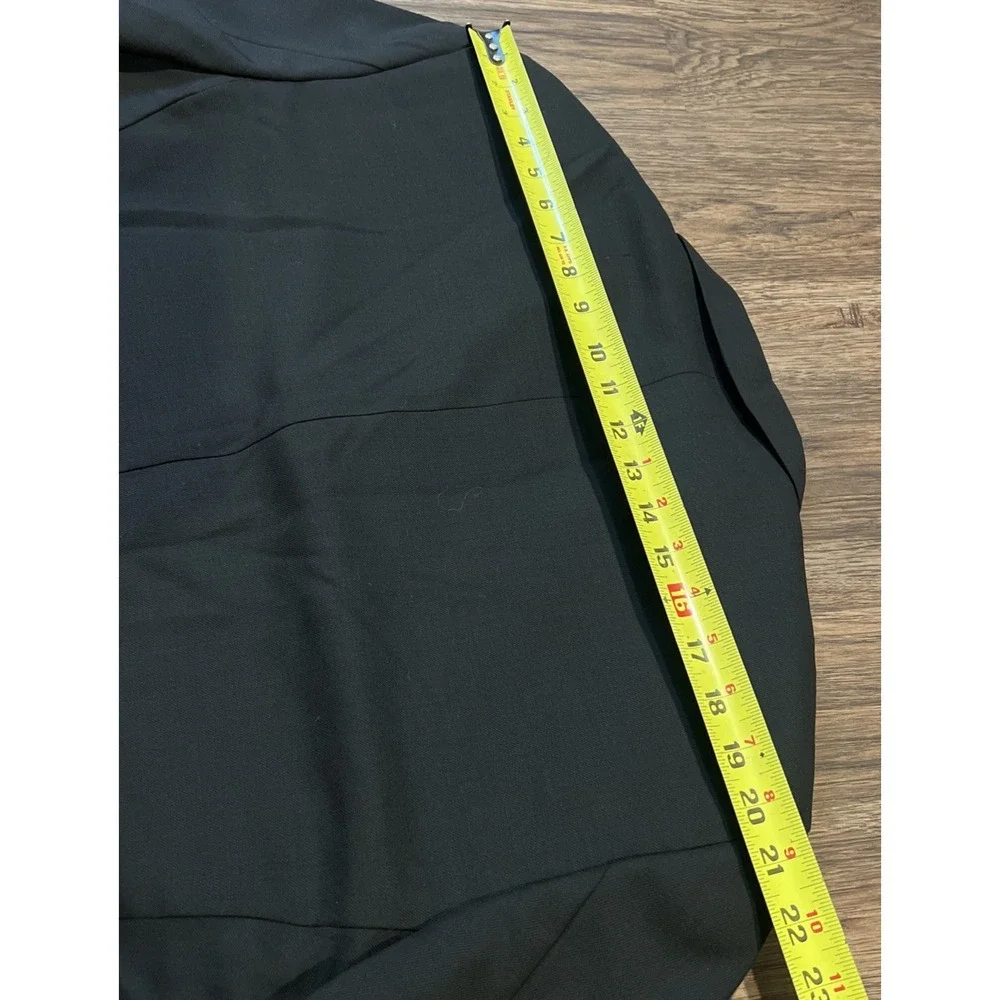 Ermenegildo Zegna Soft In Black Size 56EU 100% Wool Blazer Neiman Marcus Italy